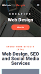 Mobile Screenshot of bitcoinwebdesigns.com